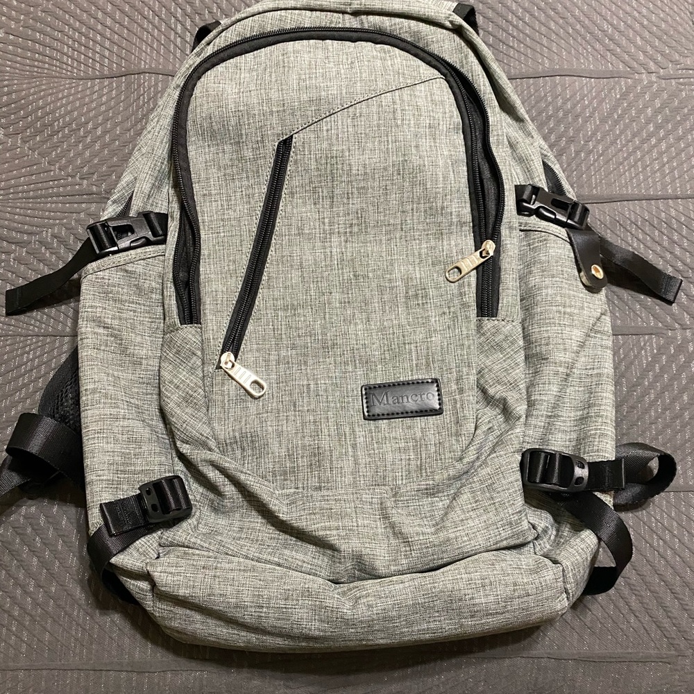 Mancro Anti Theft Durable Bag with USB C